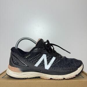 New Balance 880 v9 GTX Womens Size 6.5 Black Pink Gore-Tex Waterproof Trail Shoe